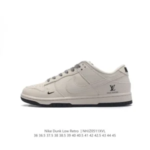 Off-White x Nike Dunk Low Double Swoosh Mocha Black Custom