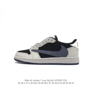Nike Air Jordan 1 Low OG SP Military Blue Reverse Swoosh