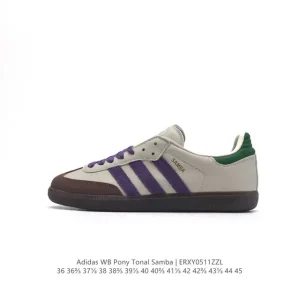Adidas Wb Pony Tonal Samba Sneakers Classic Three Stripes Retro Football Style