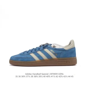 Adidas Handball Spezial Classic Leather Sneakers with Rubber Sole