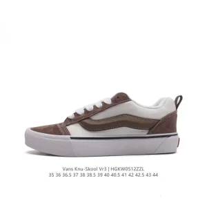 Vans Knu Skool VR3 LX Chunky Retro Skate Shoes with Bold Logo