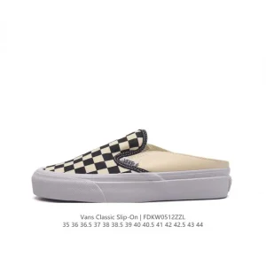 Vans Classic Slip-On Shoes - Unisex Canvas Skateboarding Sneakers