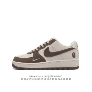 Nike Air Force 1 Low 07 Men's Women's Casual Sneakers with Air Cushion