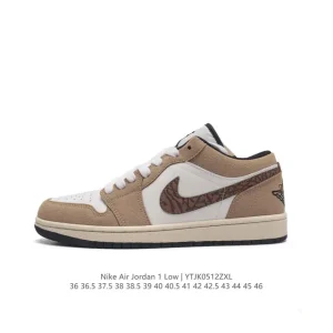 Jordan Air 1 Low Retro Classic Leather Basketball Shoes
