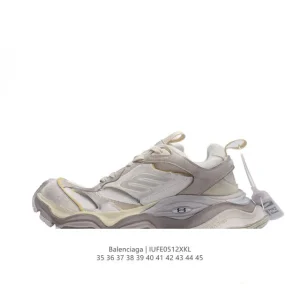 Balenciaga Cargo Sneaker 5XL White Black Vintage Thick Sole