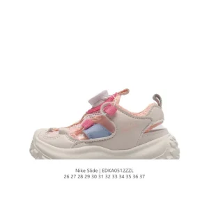 Nike Kids Summer Macaron Colorway Structured Half Toe Sport Sandals