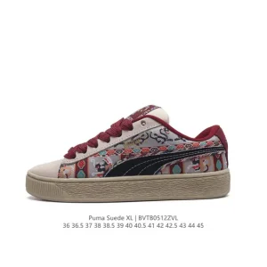 PUMA Suede XL Low Top Retro Casual Sneakers for Men and Women
