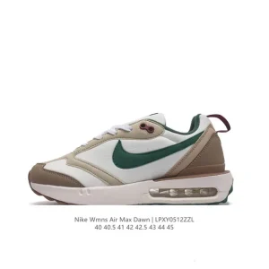 Nike Air Max Dawn Retro Low-Cut Running Shoes with Max Air Cushioning