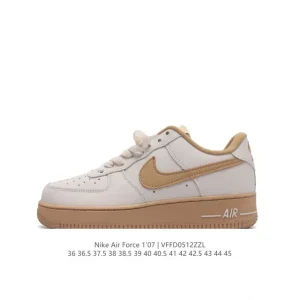 Nike Air Force 1 '07 Low White Leather Casual Sneakers