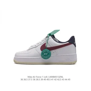 Nike Air Force 1 Low 07 White Leather Sneakers for Men and Women
