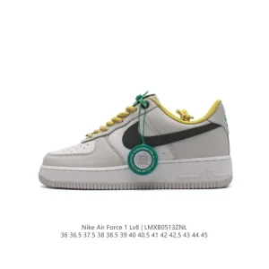 Nike Air Force 1 Low 07 White Leather Sneakers for Men and Women