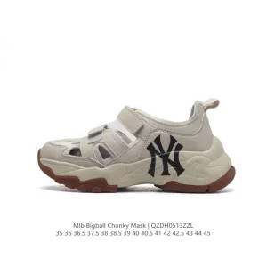 MLB Bigball Chunky Mask 23 Spring New York Yankees Velcro Strap Dad Shoes