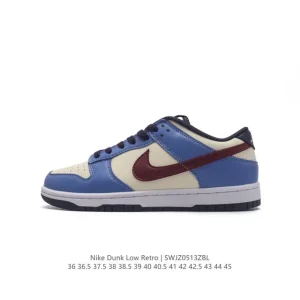 Nike SB Dunk Low Pro FV8119-161 Vintage Leather Skateboarding Shoes