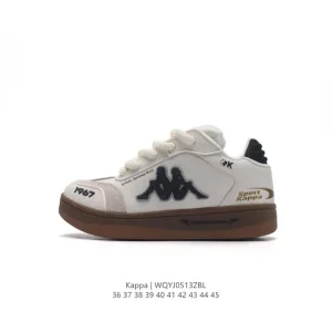 Kappa Retro Vintage Panelled Low-Top Skateboarding Shoes for Men and Women