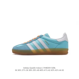 Adidas Originals Gazelle Indoor Retro Suede Sneakers with Gum Sole