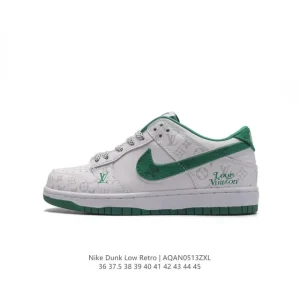 Nike Dunk Low LV Louis Vuitton Anniversary Custom Low-Top Sneakers