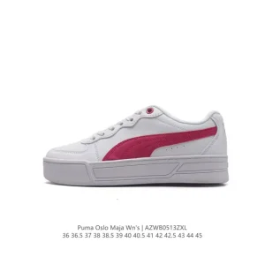 Puma Oslo Maja Wn'S 2024 Retro Platform Sneaker White Leather