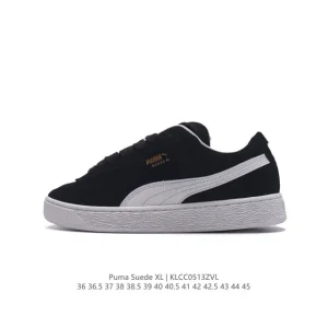 PUMA Suede XL Low Top Retro Leather Sneakers for Men and Women