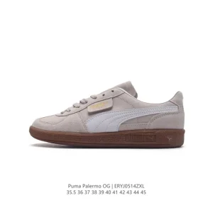 PUMA Palermo OG Army Trainer Vintage Leather Low Top Shoes