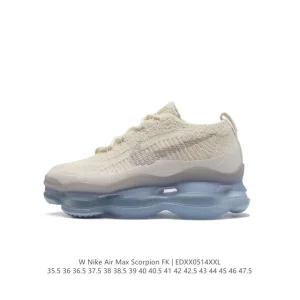 Nike Air Max Scorpion FK Sneakers with Full-Length Air Cushioning and Thick Sole