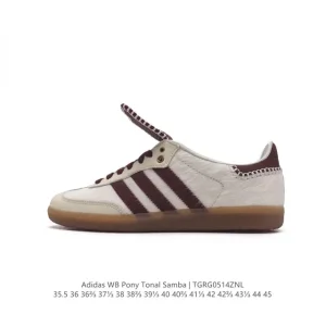 Adidas Wb Pony Tonal Samba Sneakers Classic Three Stripes Vintage Football Style