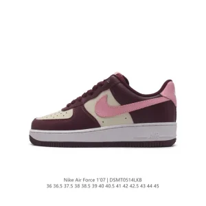 Nike Air Force 1 '07 Low White Leather Casual Sneakers for Men and Women