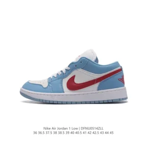 Jordan Air Jordan 1 Low Retro Leather Basketball Shoes