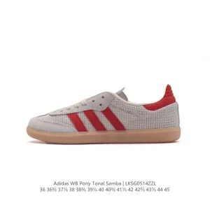 Adidas Wb Pony Tonal Samba Sneakers Classic Three Stripes Retro Football Style