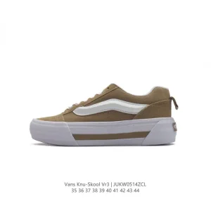 Vans Knu Skool VR3 LX Bread Shoe Vintage Suede Fat Logo