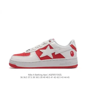 Bape x Nike Air Force 1 Low Camo Sneakers for Men and Women