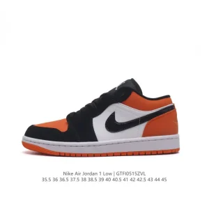 Jordan Air 1 Low Retro Vintage Basketball Shoes with Air Cushion