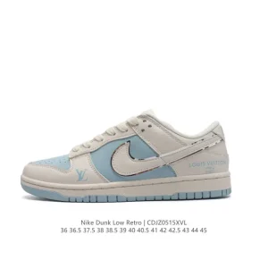 Nike Dunk Low Lv Louis Vuitton Anniversary Custom Low-Top Sneakers