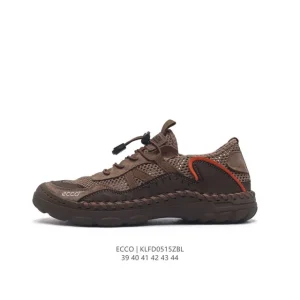 ECCO Men's Lightweight Breathable Outdoor Sneakers for Casual Wear