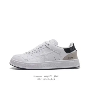 Premiata Steven Low-Top Sneakers in Premium Leather
