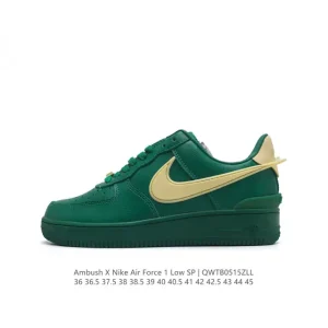 Nike Air Force 1 '07 Low Ambush Collaboration Leather Sneakers