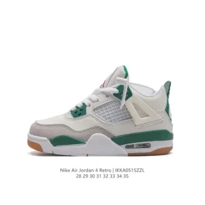 Nike Air Jordan 4 Retro OG Kids Basketball Shoes - Dr5415-103