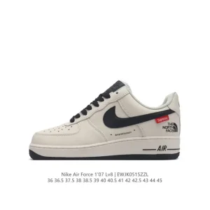 Supreme The North Face Nike Air Force 1'07 Low Top Sneakers