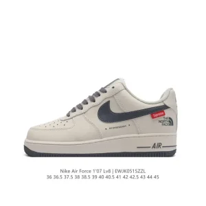 Supreme The North Face Nike Air Force 1'07 Low Top Sneaker