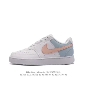 Nike Court Vision Low Vintage Leather Basketball Shoes for Men and Women