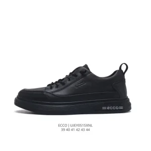 ECCO Men's Casual Sneakers with Thick Sole and Breathable Design