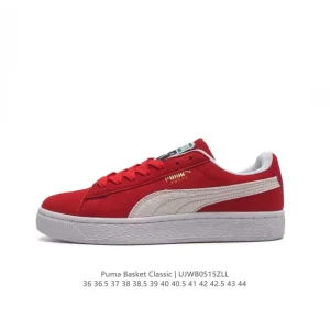 Puma Basket Classic Leather Unisex Casual Sneakers for Men and Women