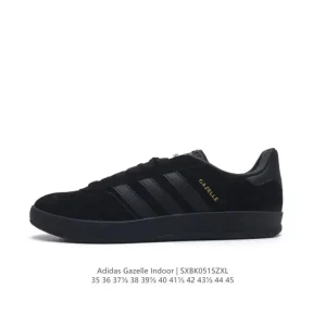 Adidas Originals Gazelle Indoor Retro Suede Sneakers with Gum Sole