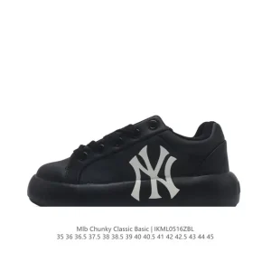 MLB Chunky Classic Big Print Skateboard Shoes Fashion Thick Sole Sneakers