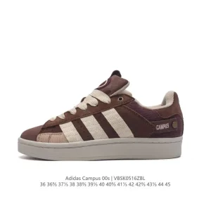 Adidas Campus 00S Bread Retro Leather Sneakers for Men and Women