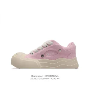 Ocai Retro Bread Shoes Unisex Fashion Sneakers for Men and Women