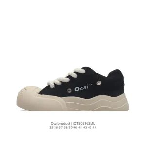 Ocai Retro Bread Shoes Vintage Style Unisex Casual Sneakers