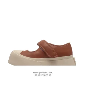 Marni Chunky Platform Sneakers for Women Comfortable Thick Sole Shoes