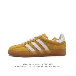 Adidas Originals Gazelle Indoor Retro Suede Sneakers with Gum Sole