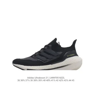 Adidas Ultraboost 21 Running Shoes for Men and Women with Primeblue Upper and Boost Cushioning