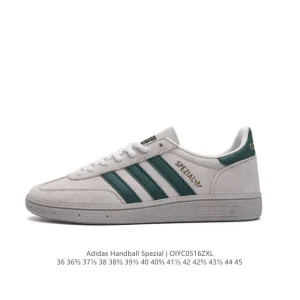 Adidas Handball Spezial Vintage Leather Court Shoes for Men and Women